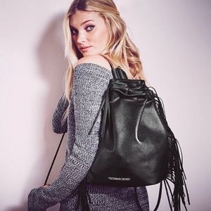 NWT Victoria’s Secret Faux Leather Backpack